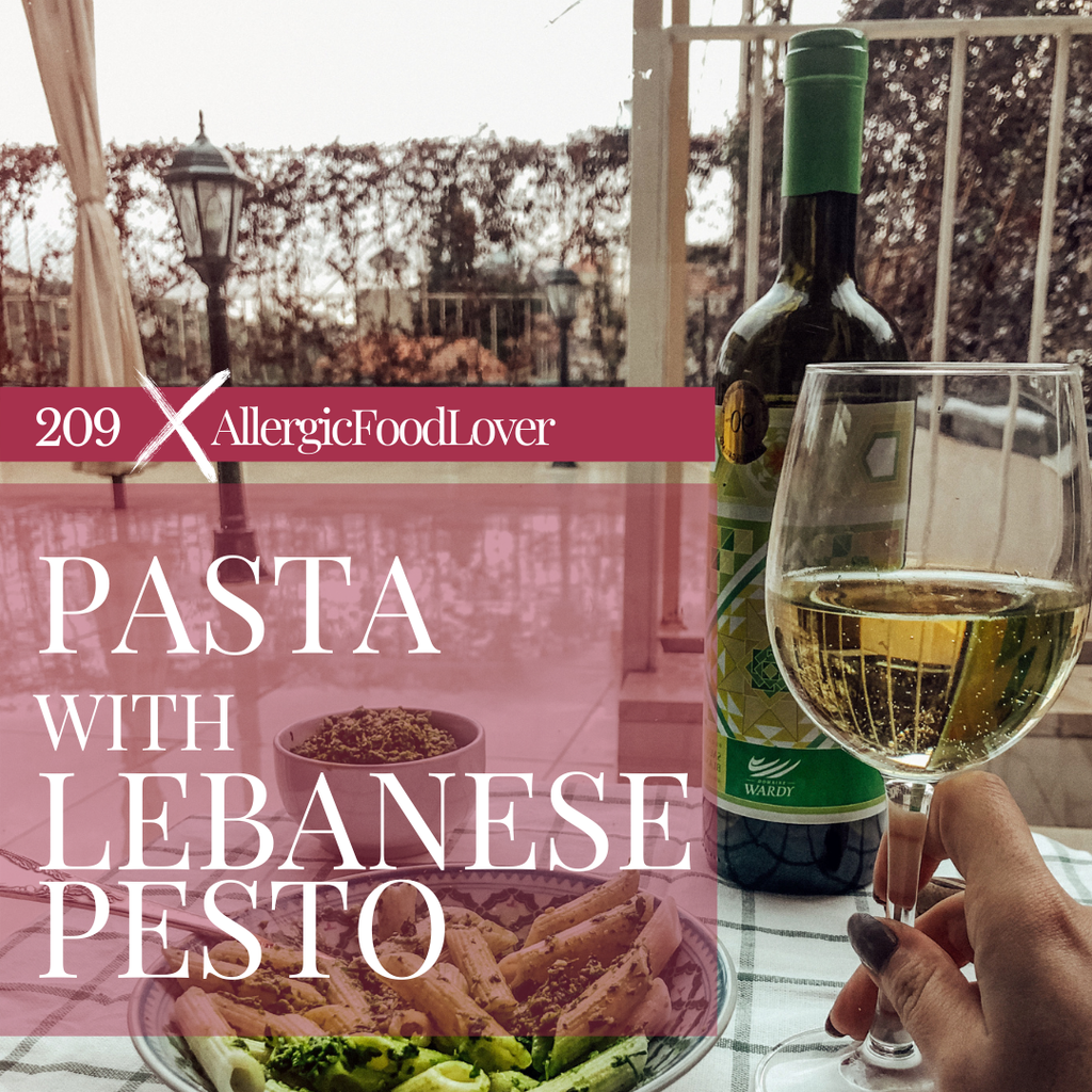 209 x AllergicFoodLover : Pasta with Lebanese Pesto