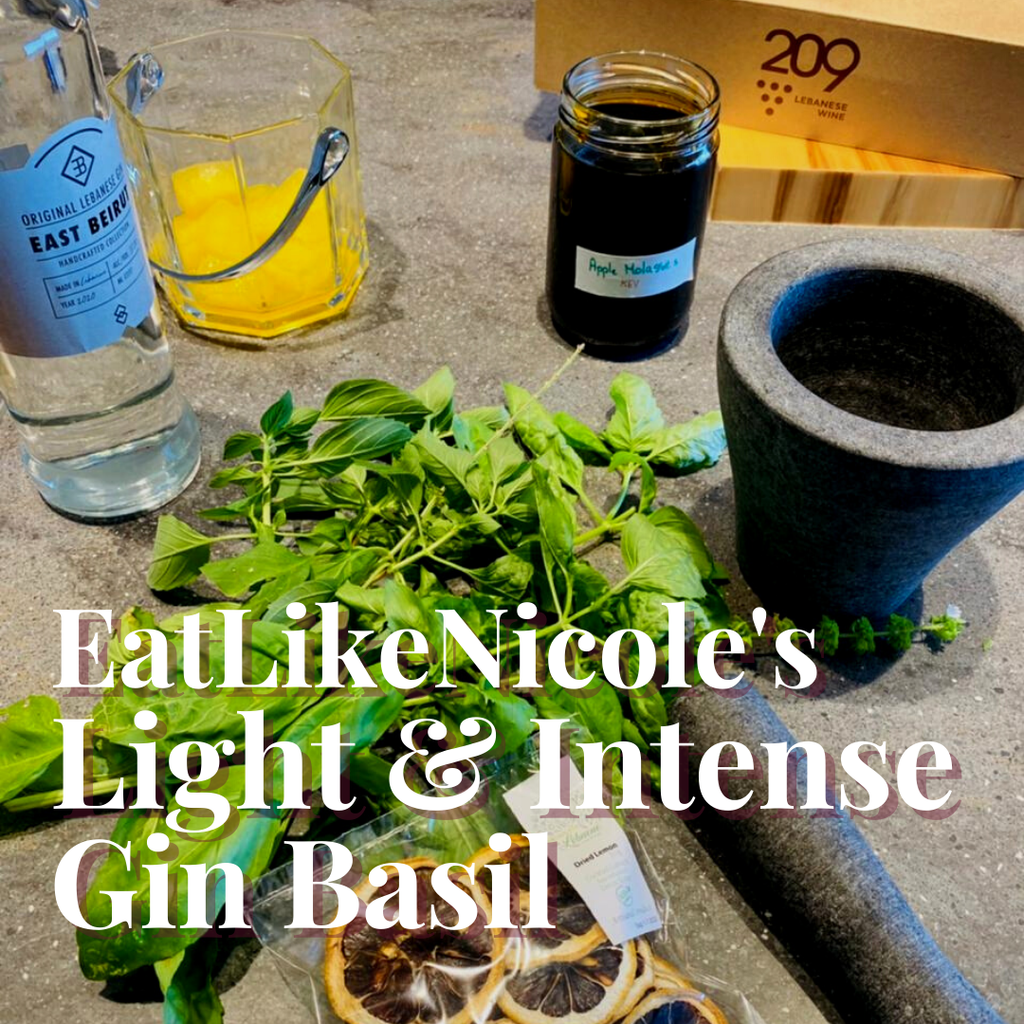 EatLikeNicole's Gin Basil: The Light & Intense Version