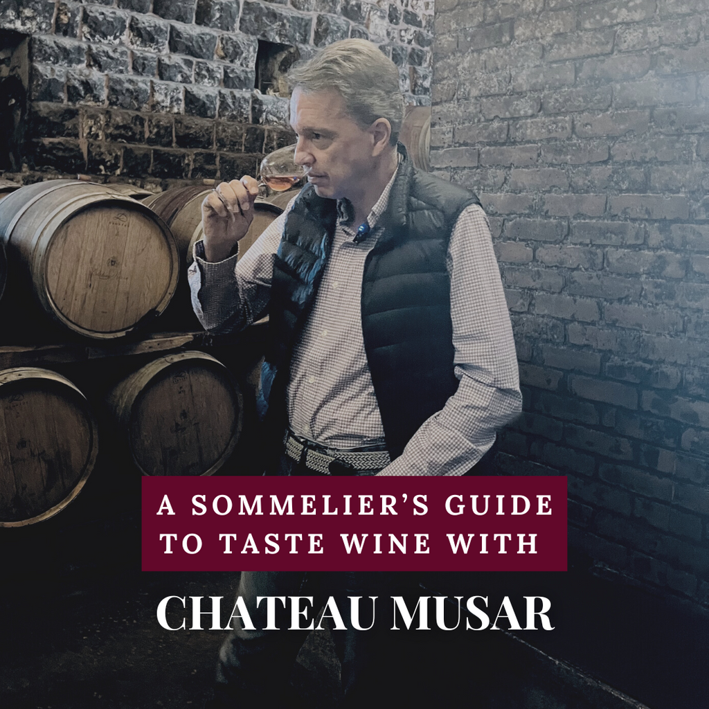 The proper steps to evaluate wine by the owner of Chateau Musar